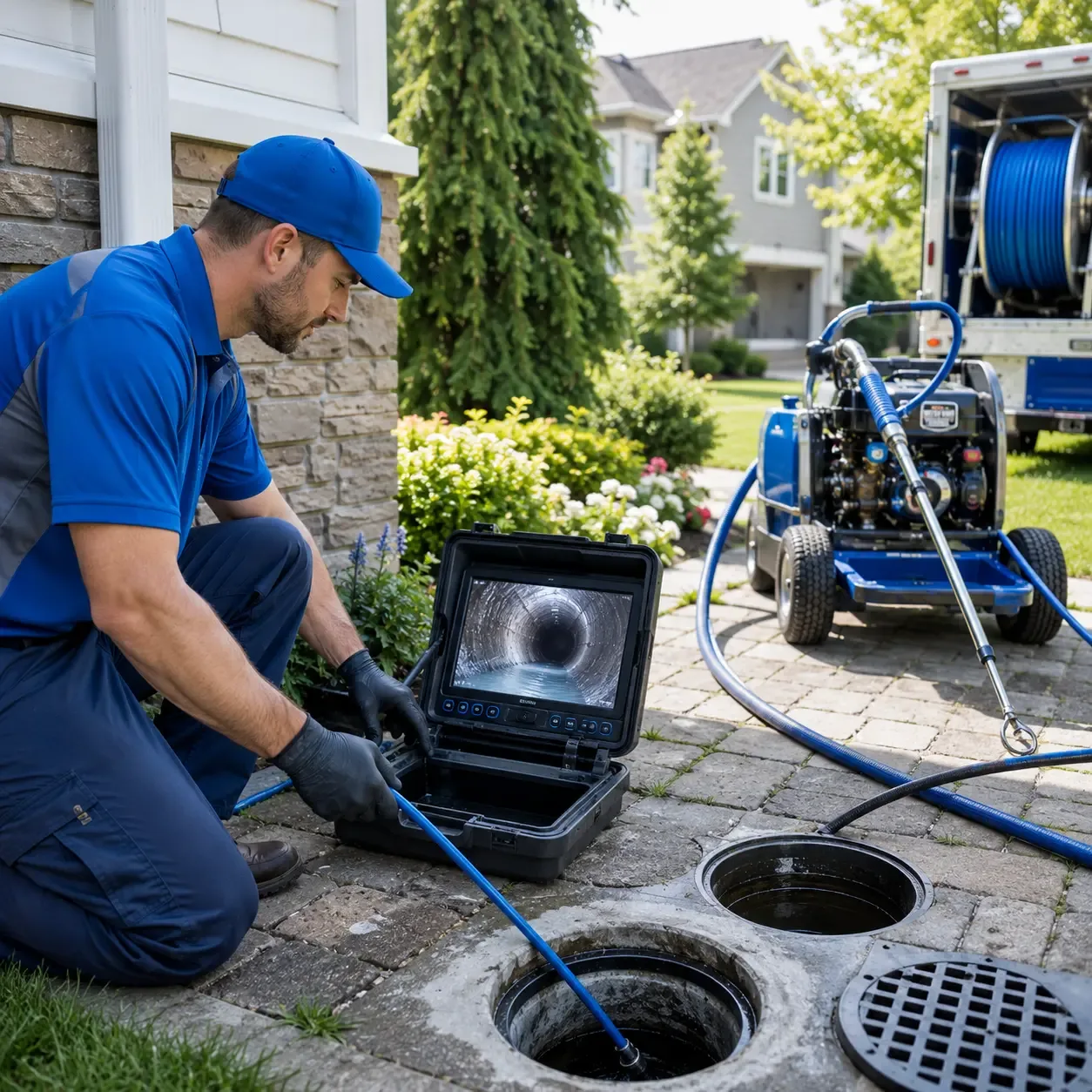 Outdoor drain cleaning professionals serving Saffell, AR